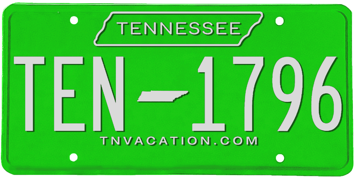 Tennessee License Plate Wrap Kit