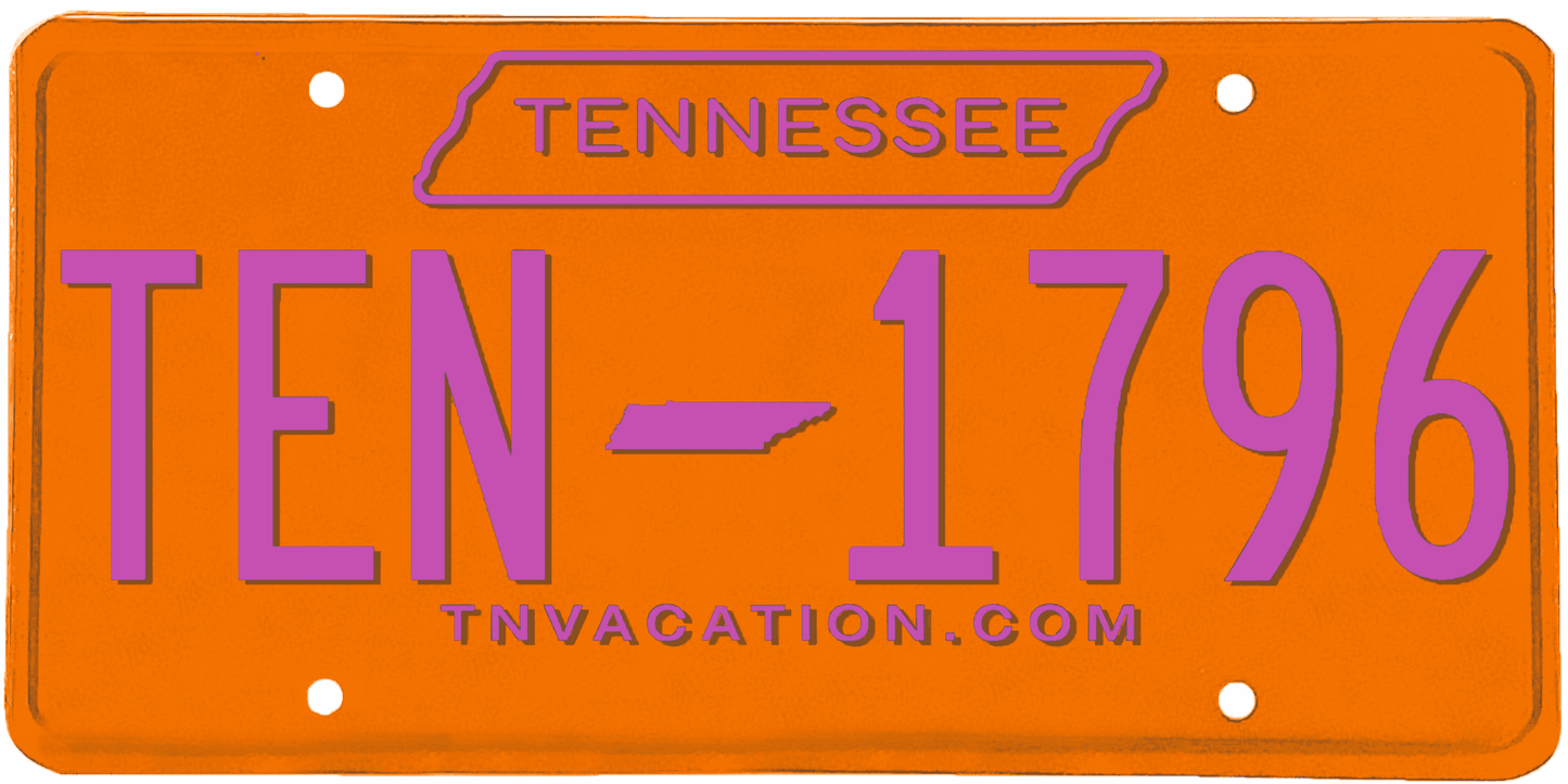 Tennessee License Plate Wrap Kit