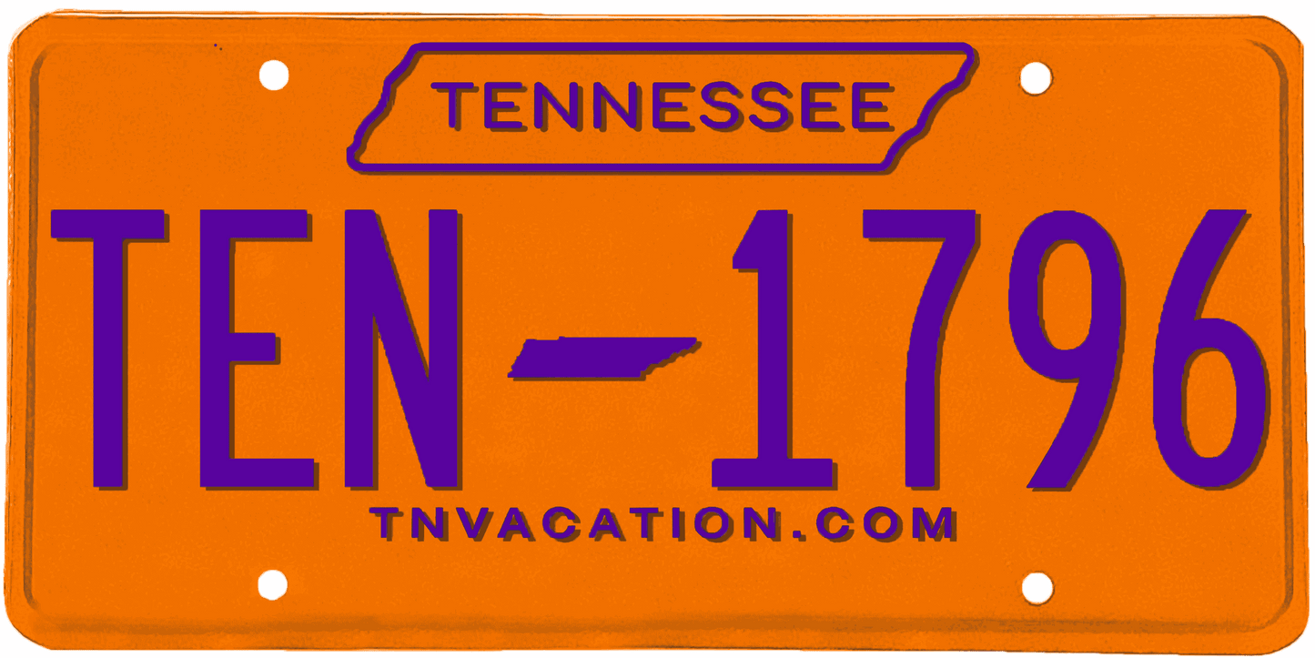 Tennessee License Plate Wrap Kit