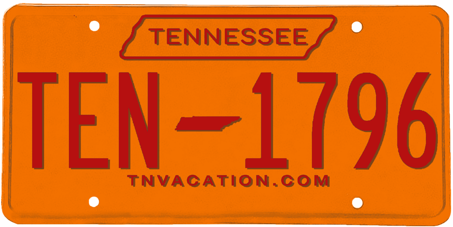 Tennessee License Plate Wrap Kit