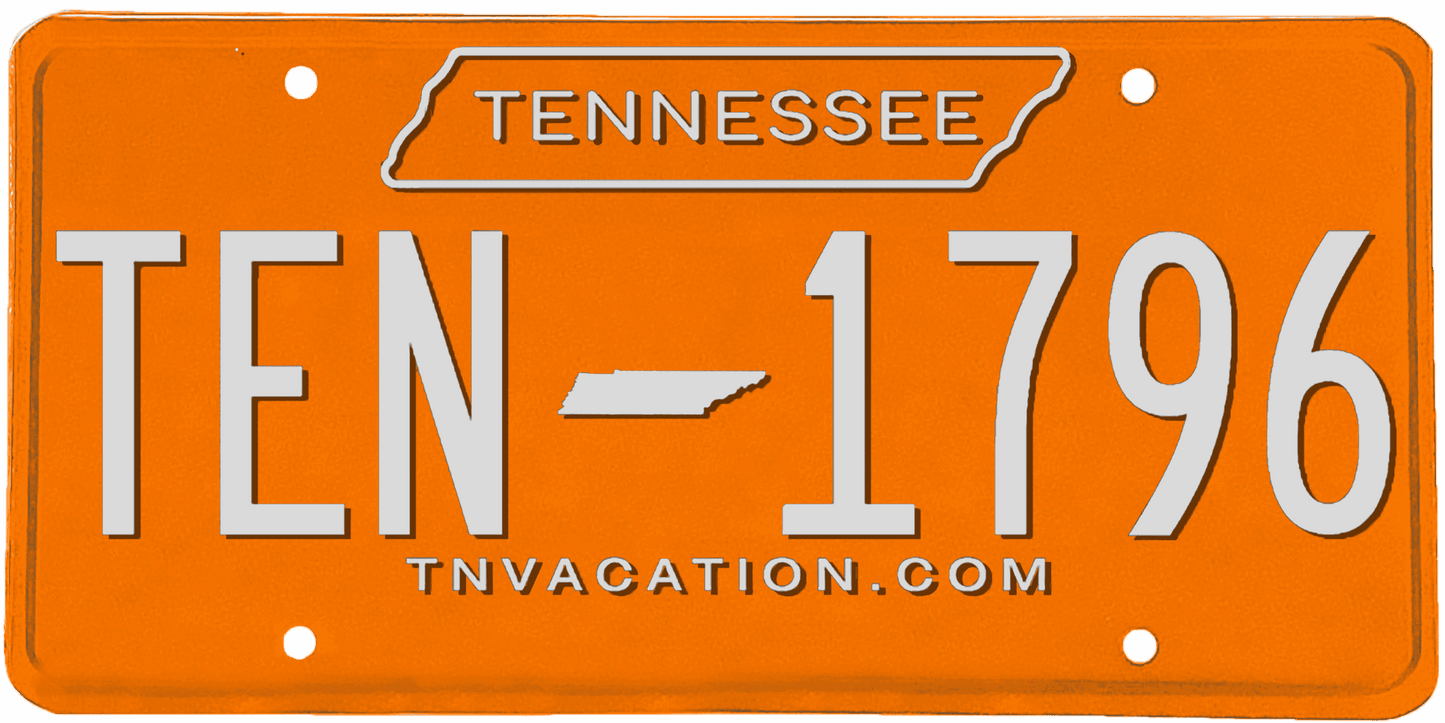 Tennessee License Plate Wrap Kit