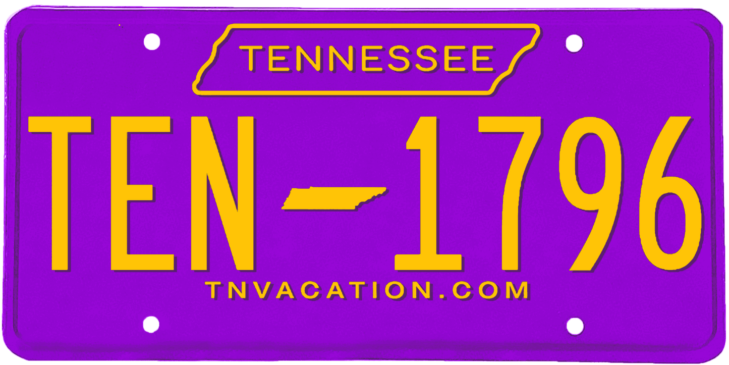 Tennessee License Plate Wrap Kit