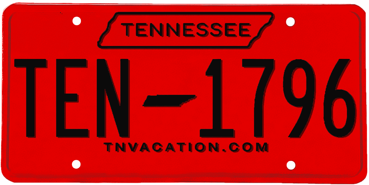 Tennessee License Plate Wrap Kit