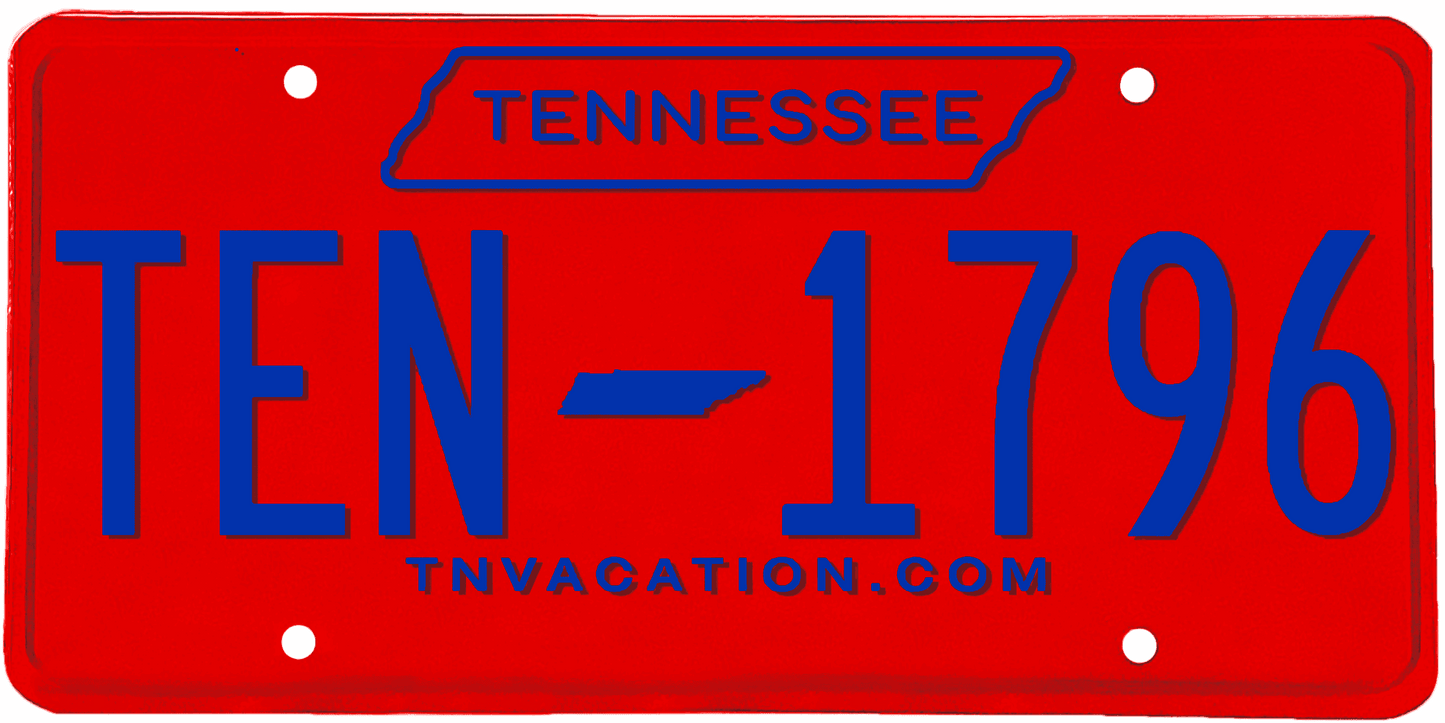 Tennessee License Plate Wrap Kit