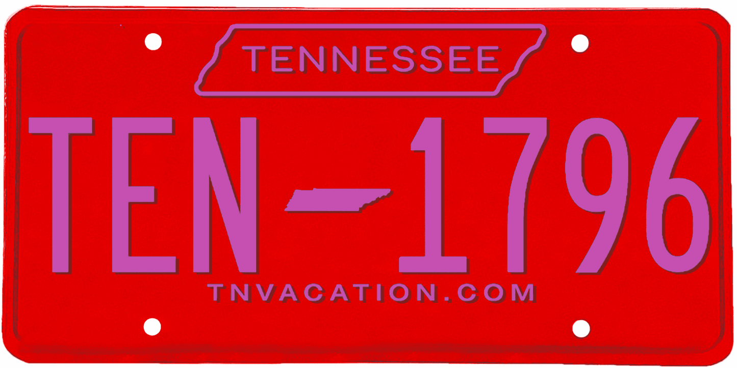 Tennessee License Plate Wrap Kit