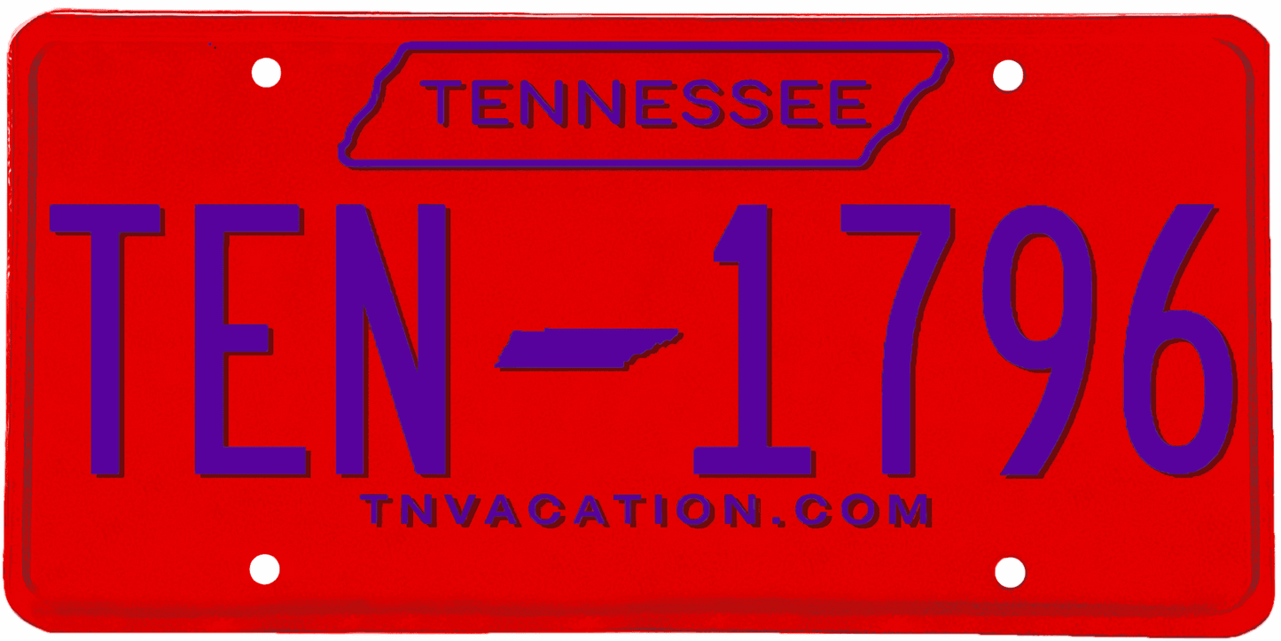 Tennessee License Plate Wrap Kit