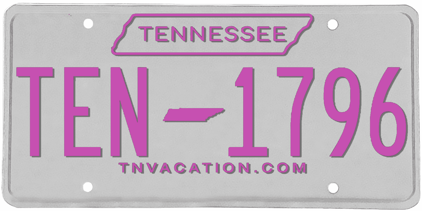 Tennessee License Plate Wrap Kit