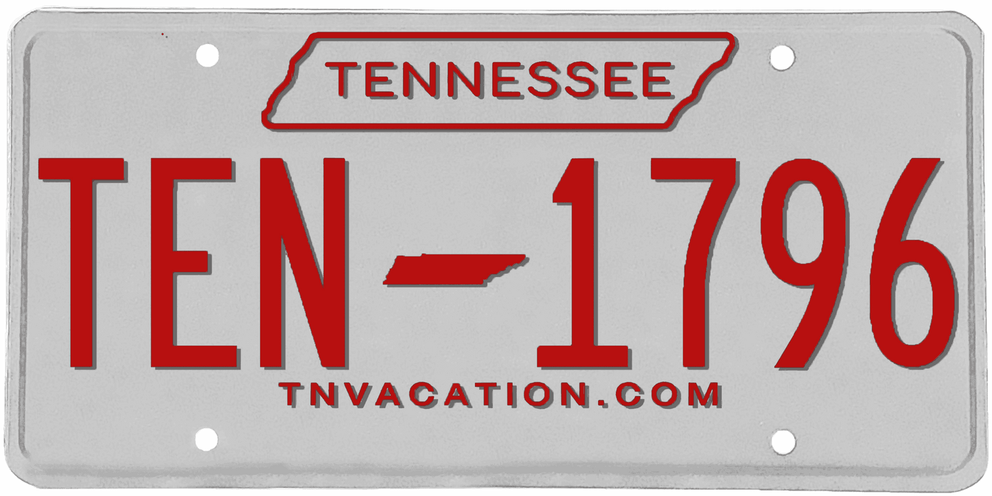 Tennessee License Plate Wrap Kit