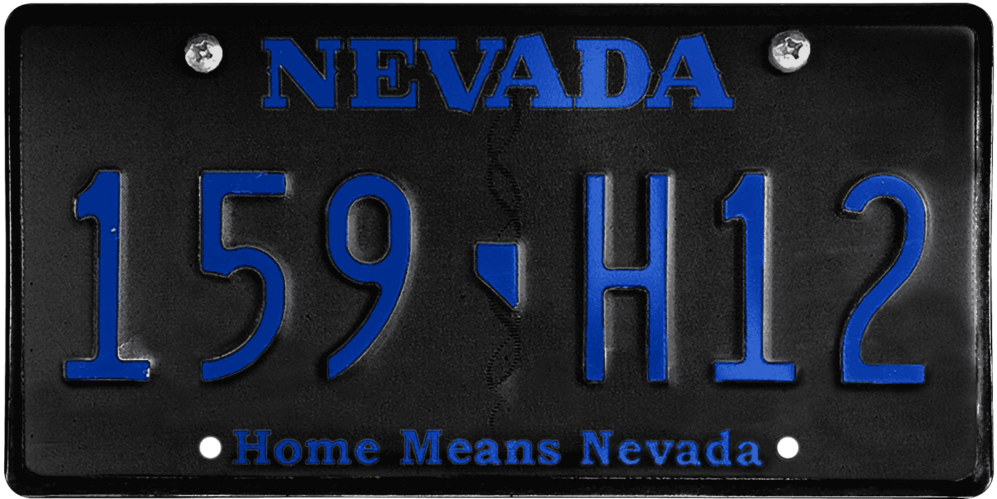 Nevada License Plate Wrap Kit