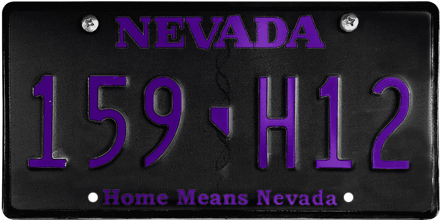 Nevada License Plate Wrap Kit