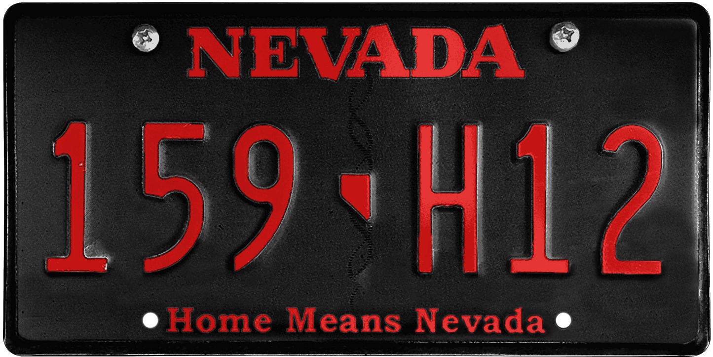 Nevada License Plate Wrap Kit