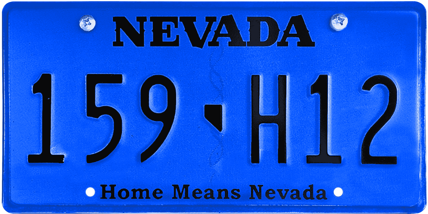 Nevada License Plate Wrap Kit