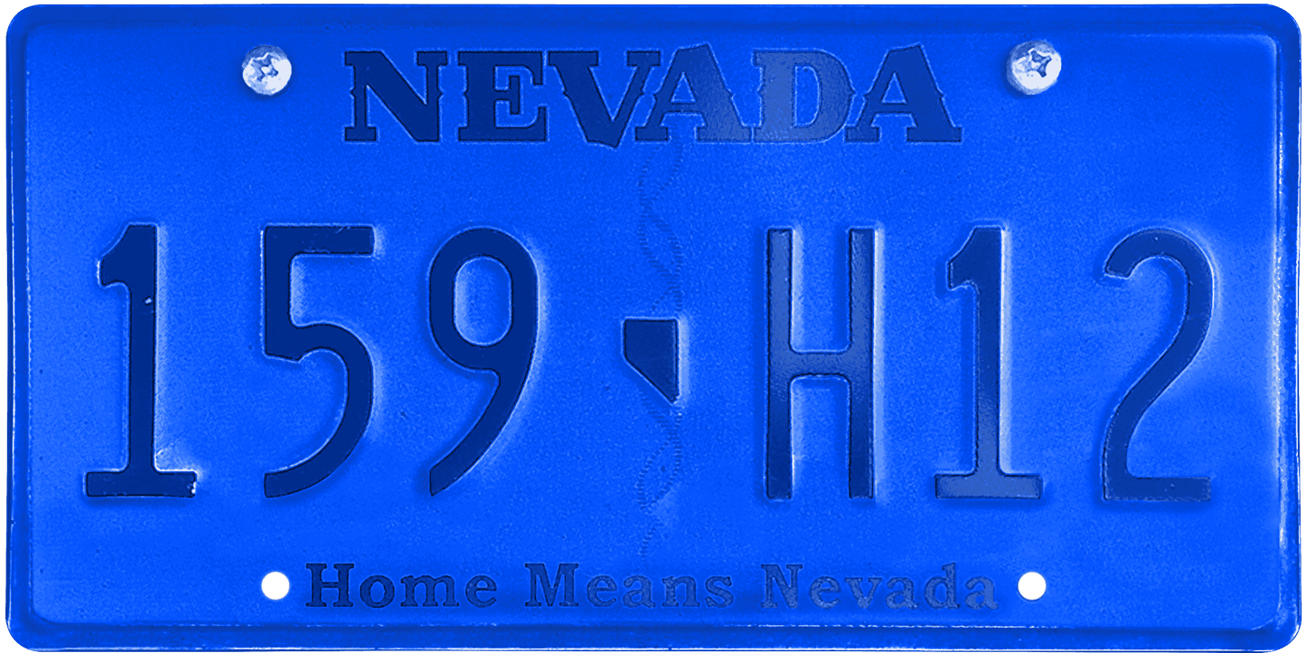 Nevada License Plate Wrap Kit