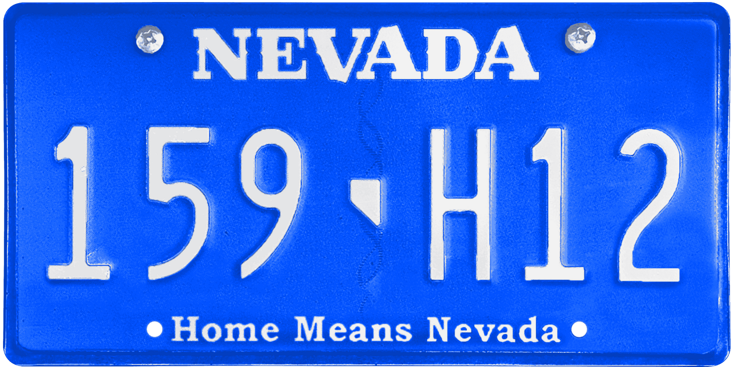 Nevada License Plate Wrap Kit