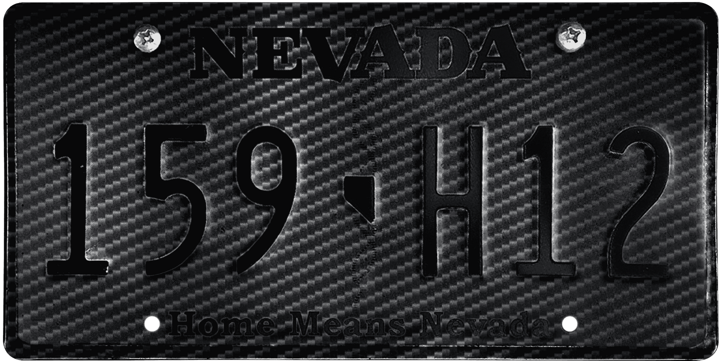 Nevada License Plate Wrap Kit