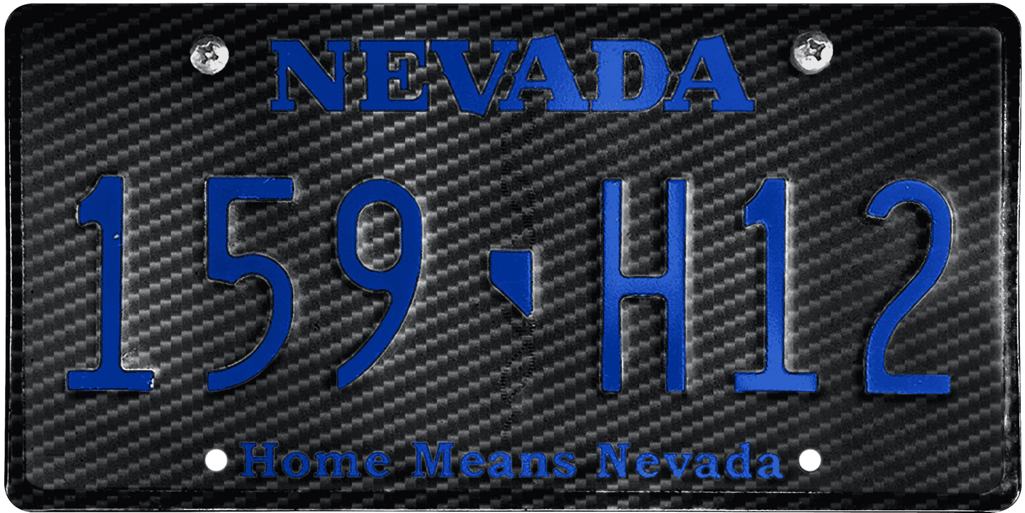 Nevada License Plate Wrap Kit