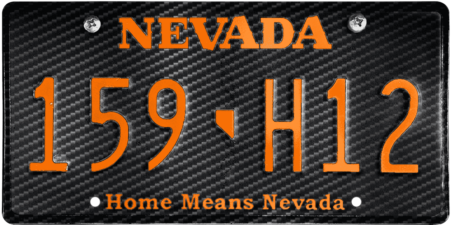 Nevada License Plate Wrap Kit