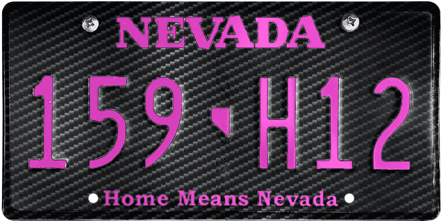 Nevada License Plate Wrap Kit