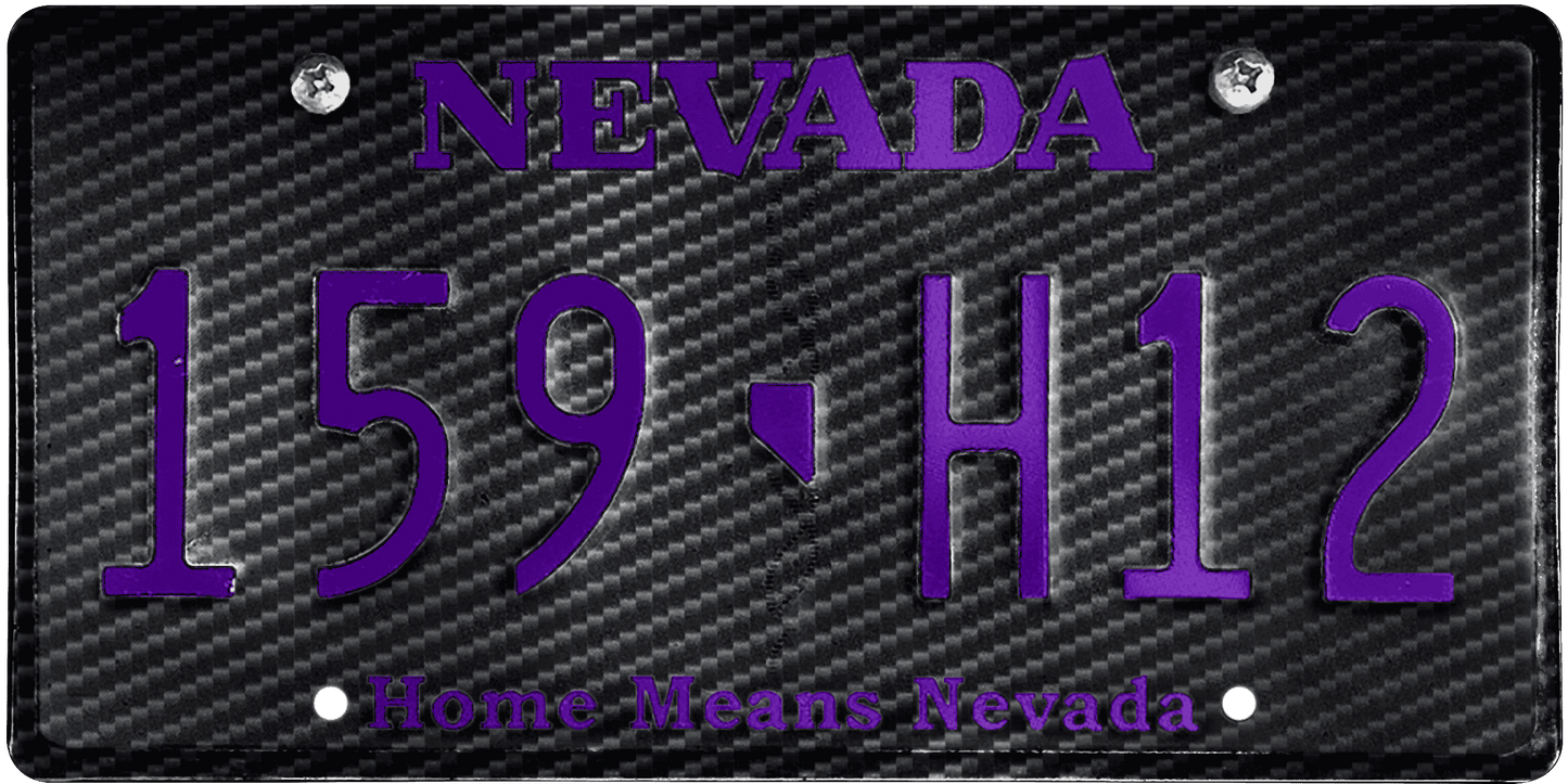 Nevada License Plate Wrap Kit