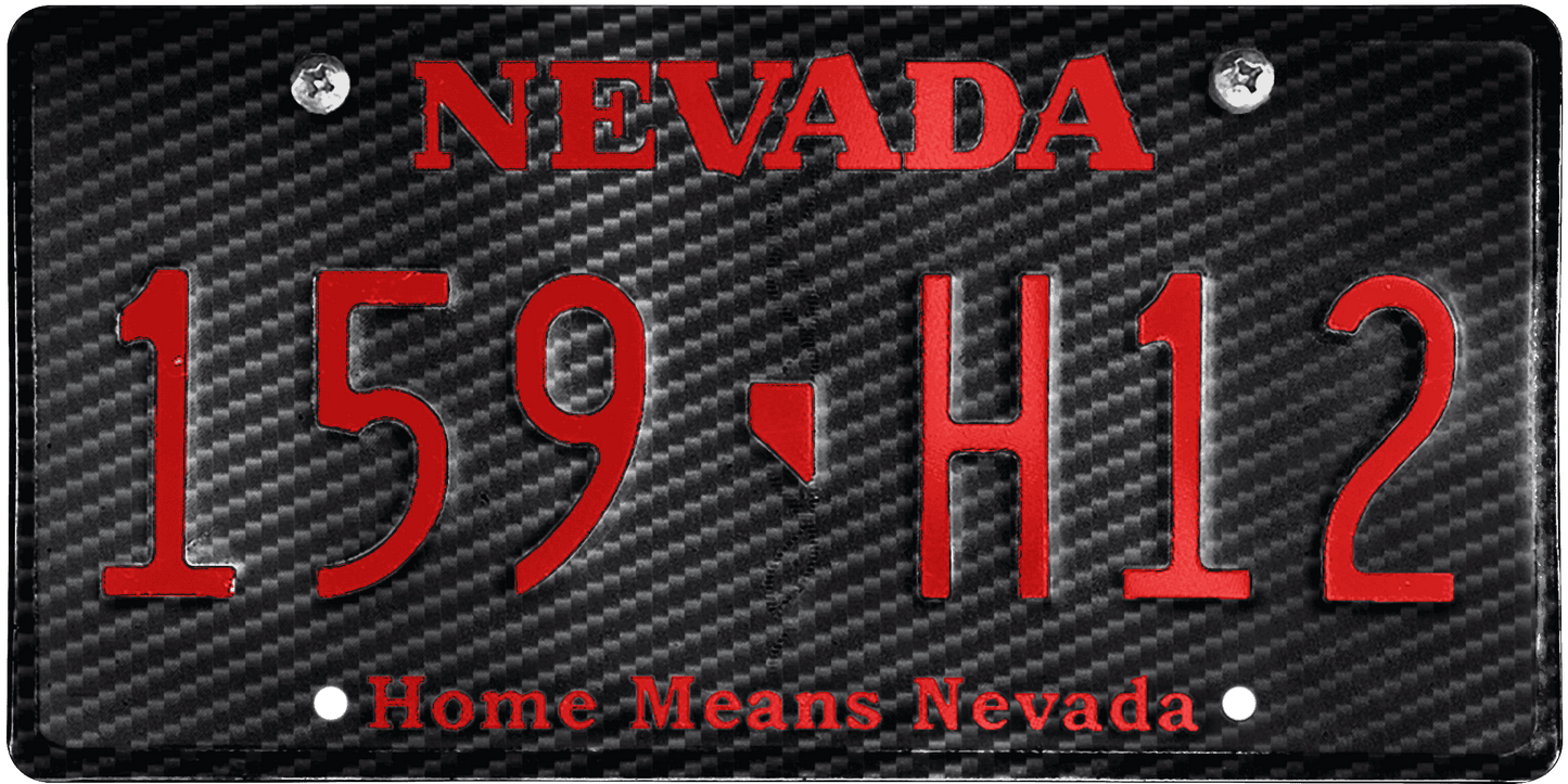 Nevada License Plate Wrap Kit