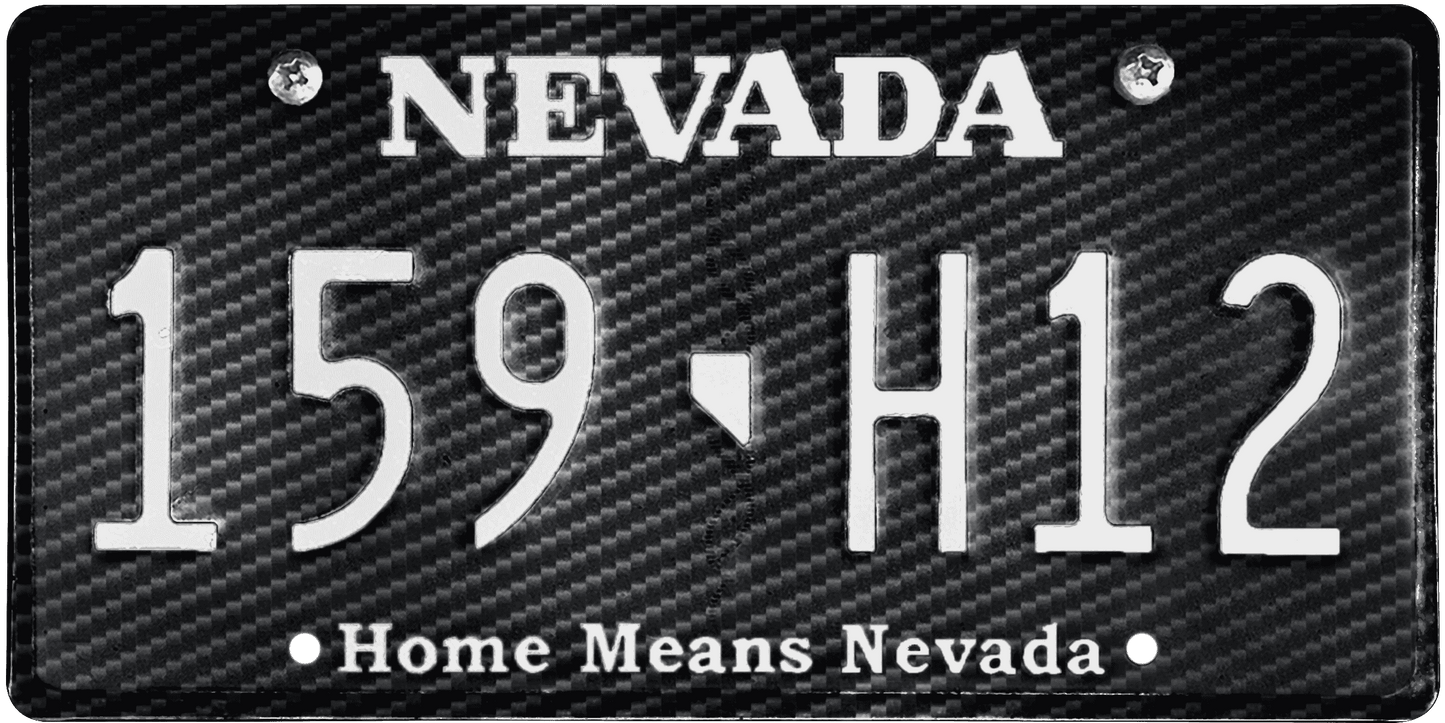 Nevada License Plate Wrap Kit