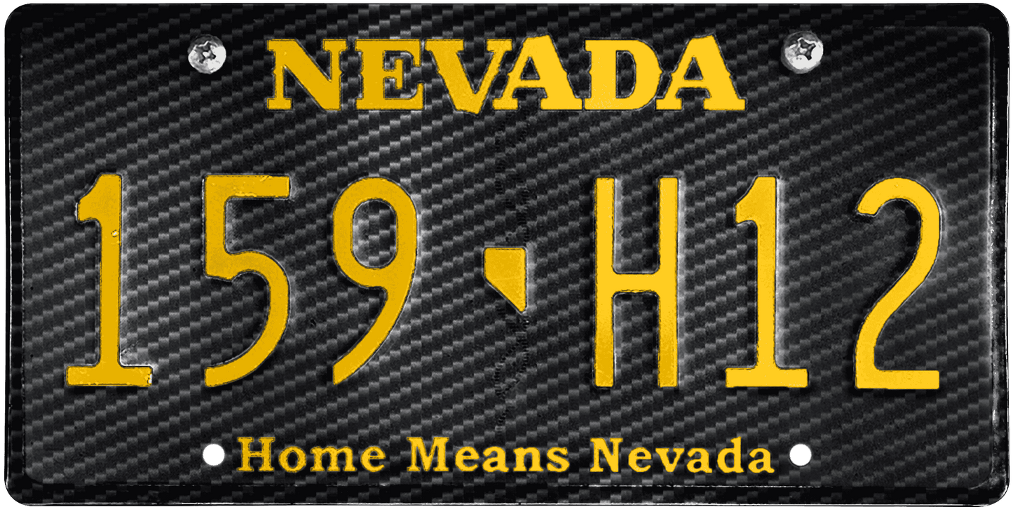 Nevada License Plate Wrap Kit