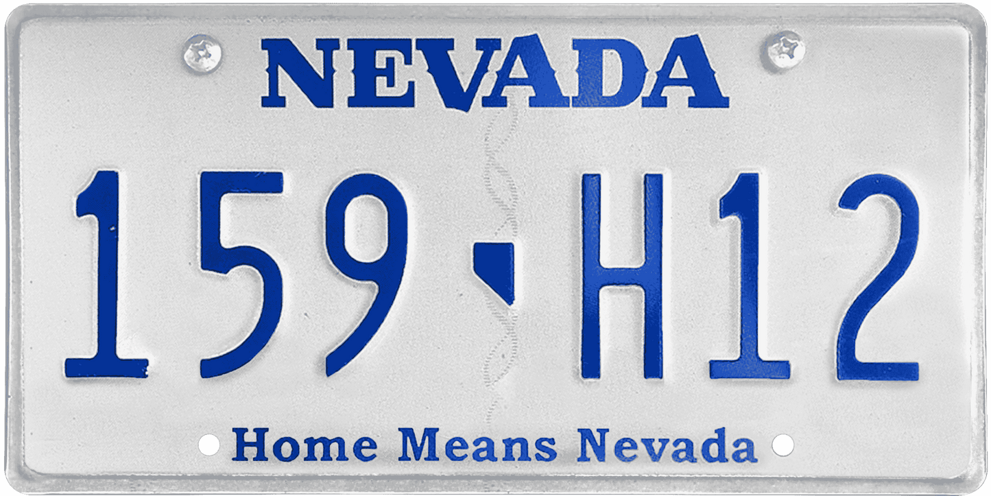 Nevada License Plate Wrap Kit