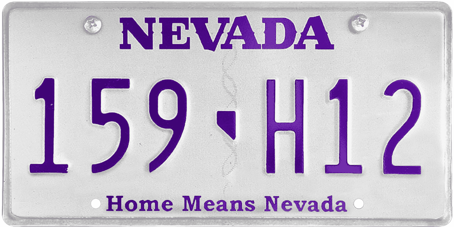 Nevada License Plate Wrap Kit