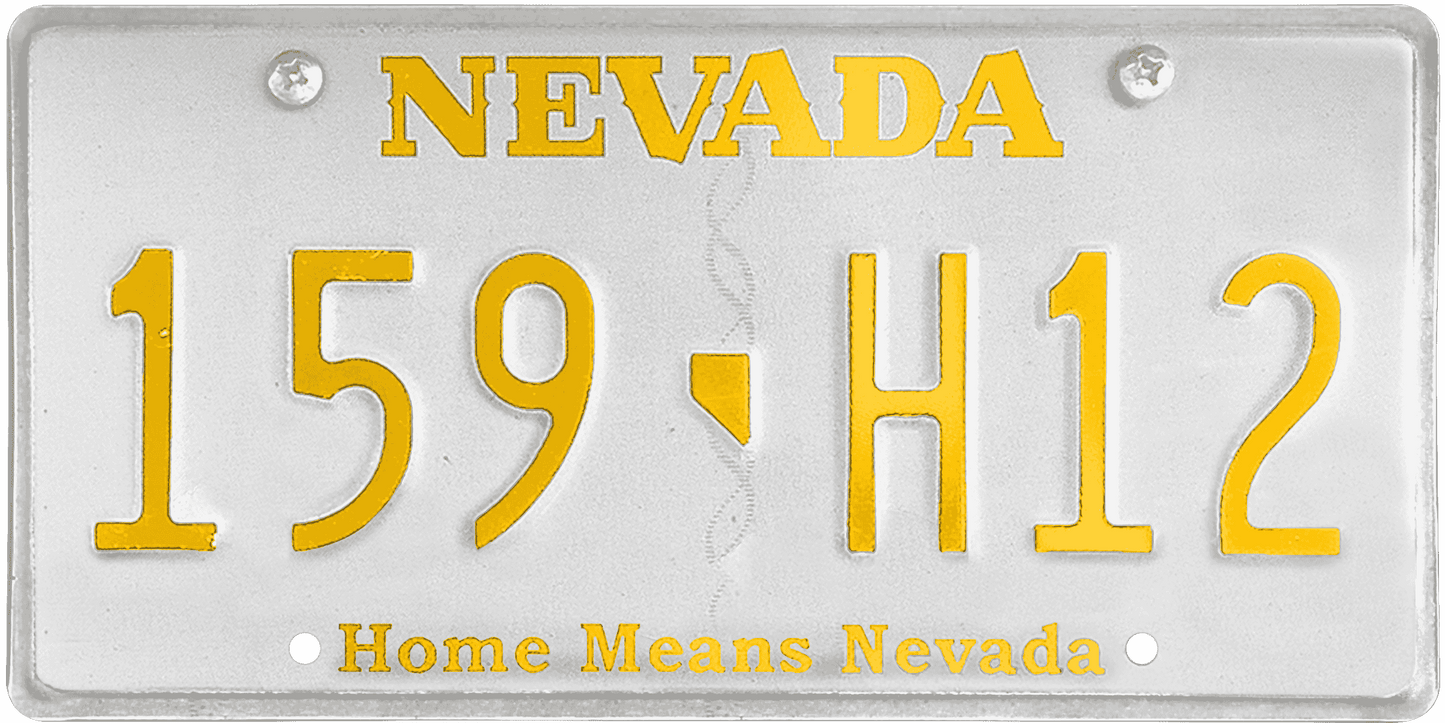 Nevada License Plate Wrap Kit