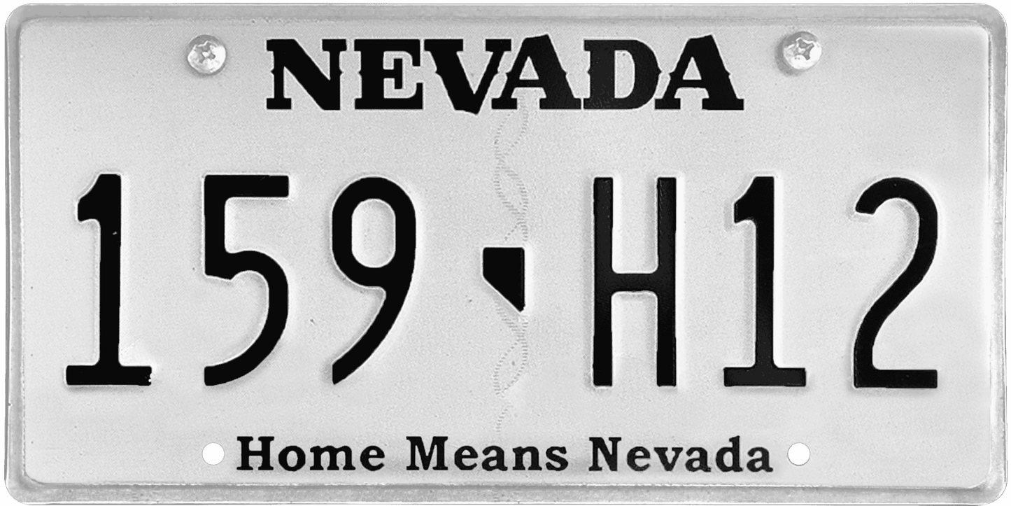 Nevada License Plate Wrap Kit