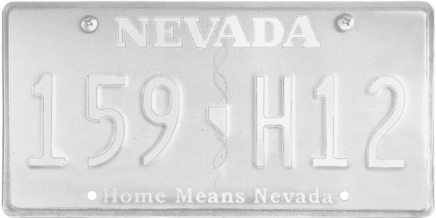 Nevada License Plate Wrap Kit