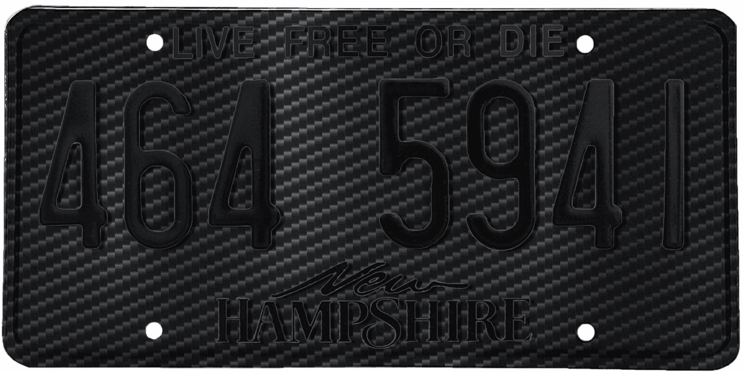 New Hampshire License Plate Wrap Kit