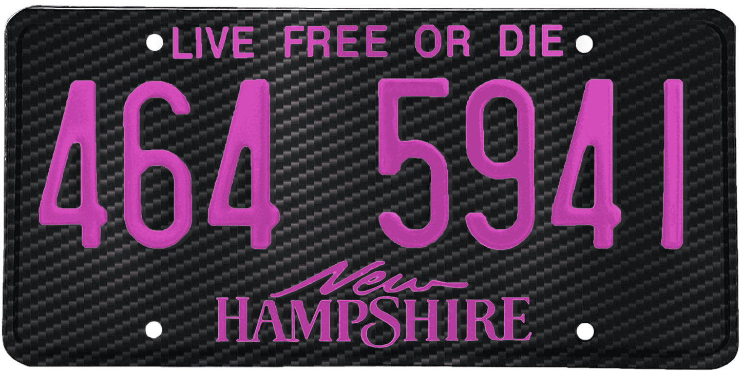 New Hampshire License Plate Wrap Kit