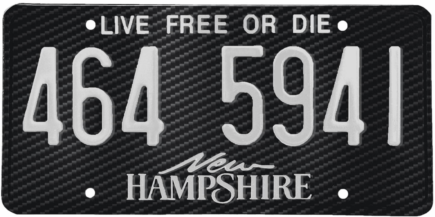 New Hampshire License Plate Wrap Kit