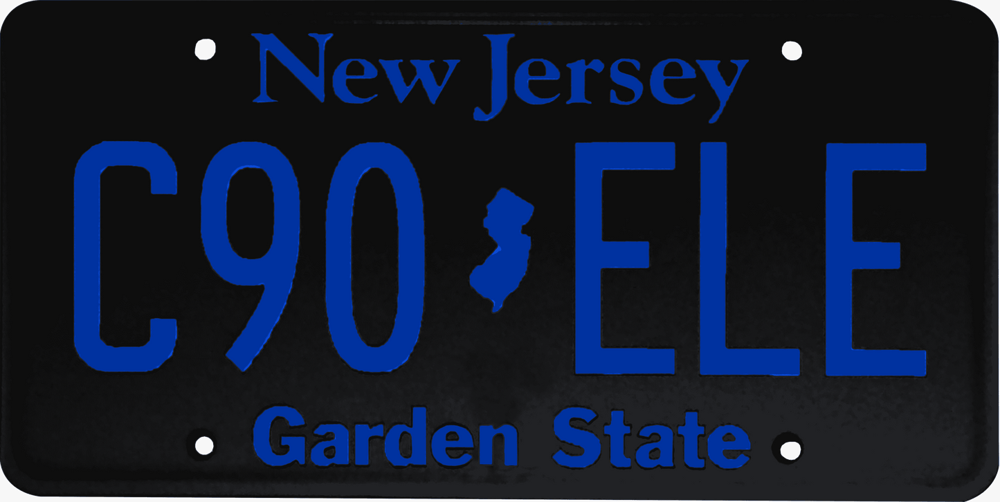 New Jersey License Plate Wrap Kit