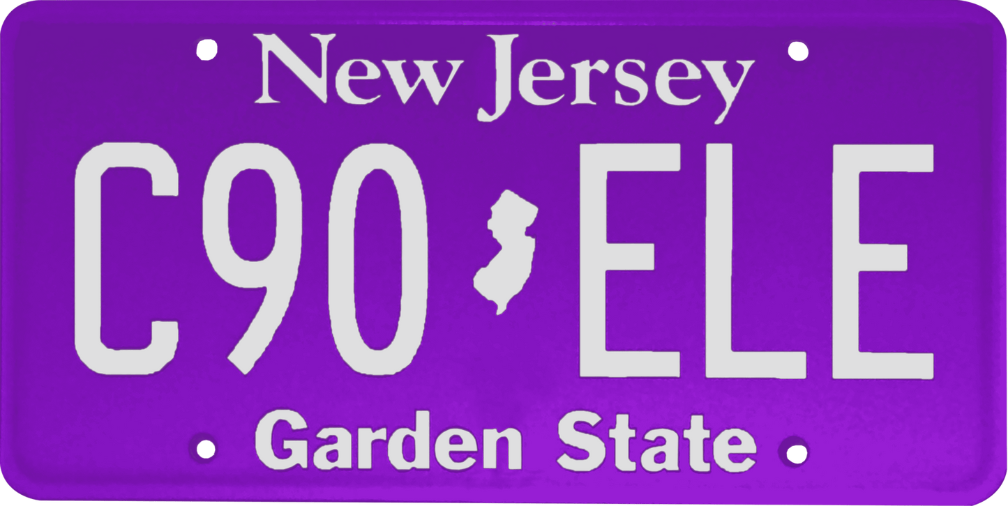 New Jersey License Plate Wrap Kit