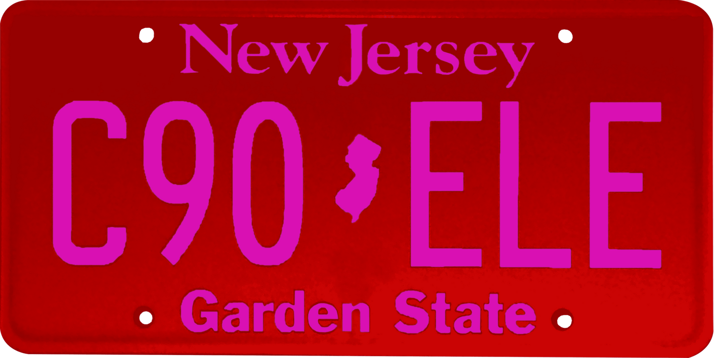 New Jersey License Plate Wrap Kit