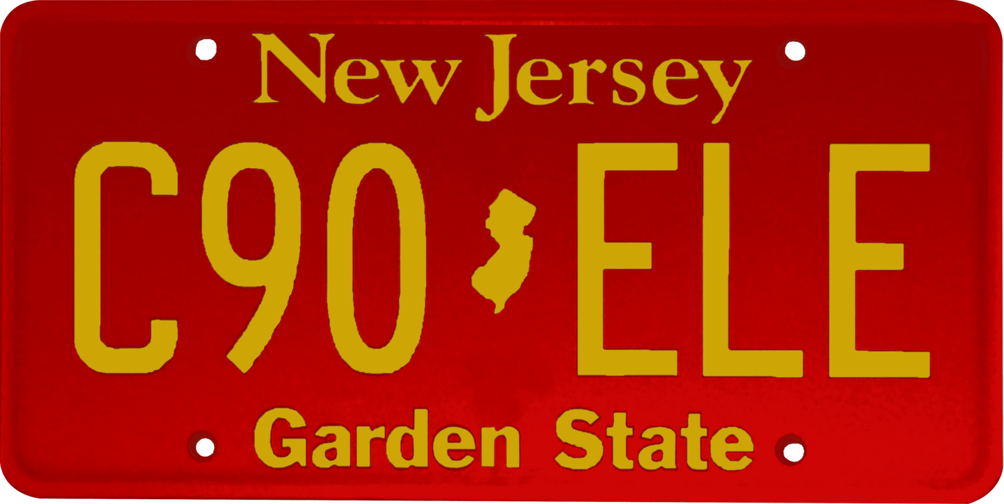 New Jersey License Plate Wrap Kit