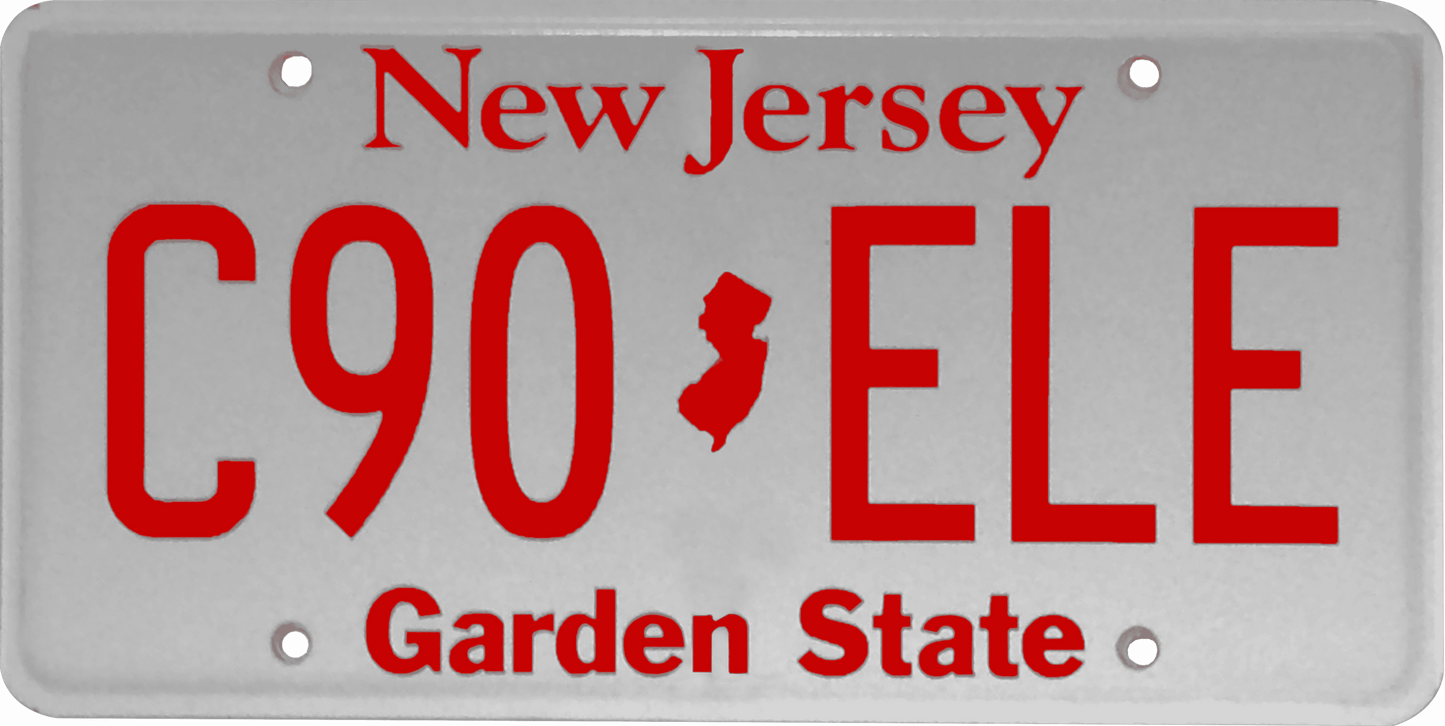 New Jersey License Plate Wrap Kit