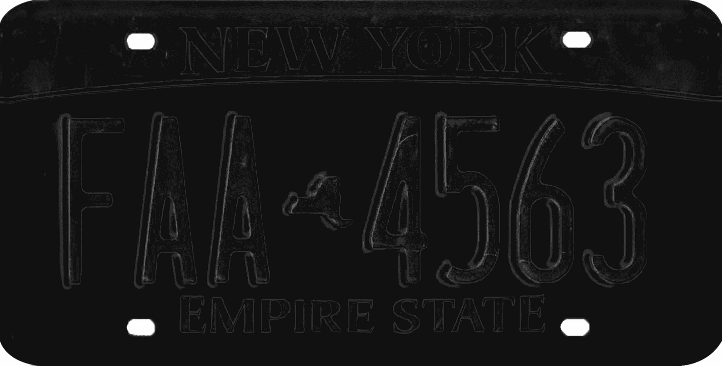 New York License Plate Wrap Kit | Empire State