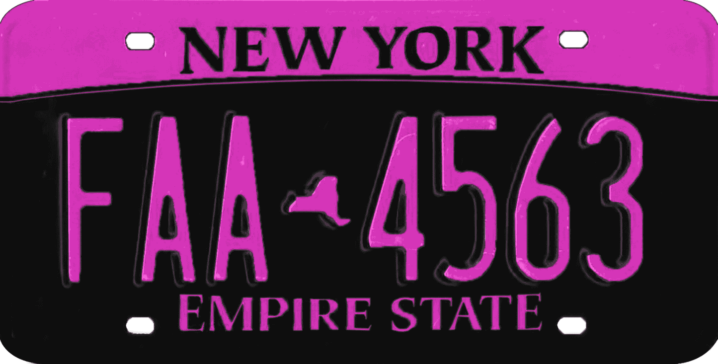 New York License Plate Wrap Kit | Empire State