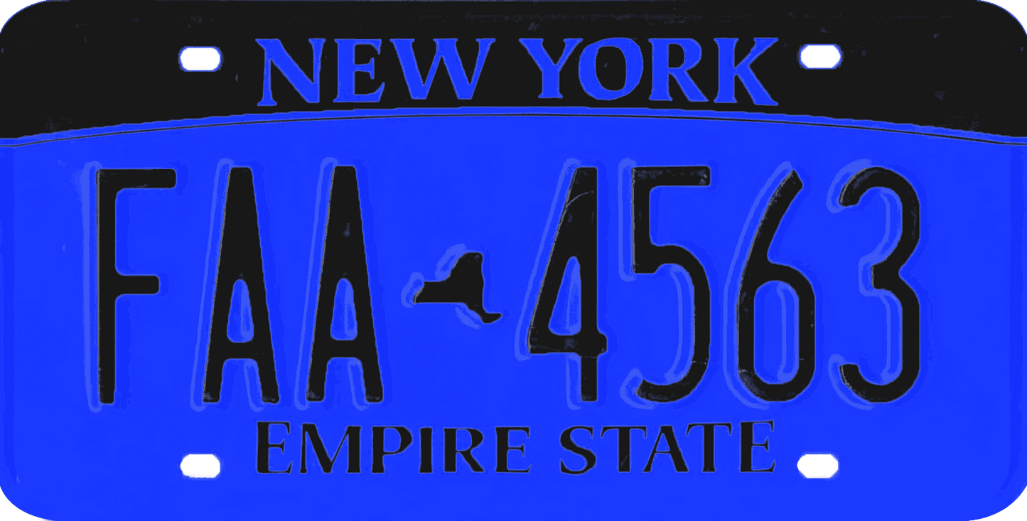 New York License Plate Wrap Kit | Empire State