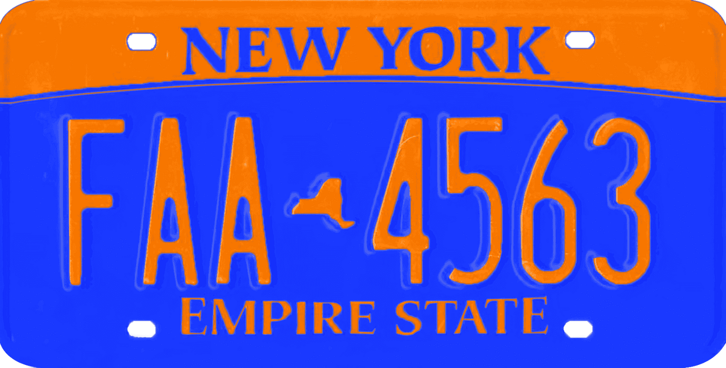 New York License Plate Wrap Kit | Empire State