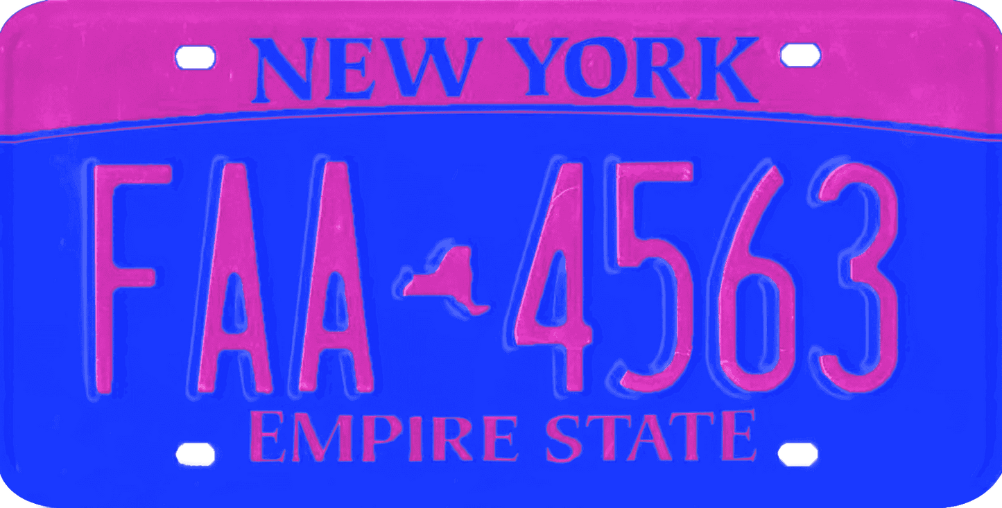 New York License Plate Wrap Kit | Empire State