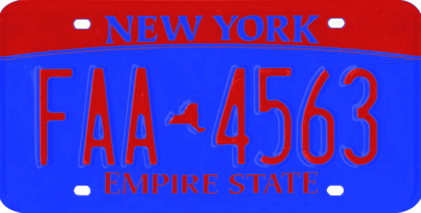 New York License Plate Wrap Kit | Empire State