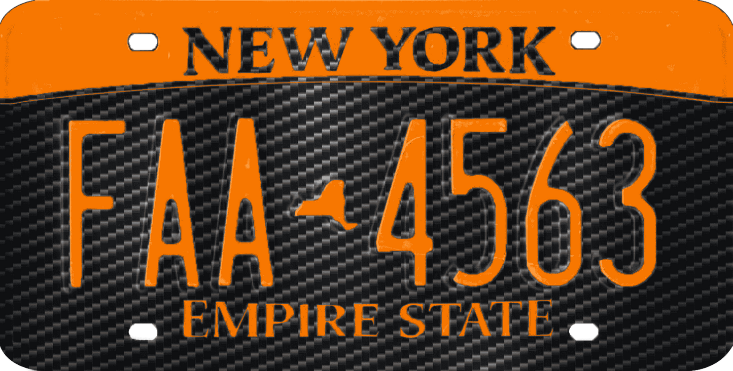 New York License Plate Wrap Kit | Empire State