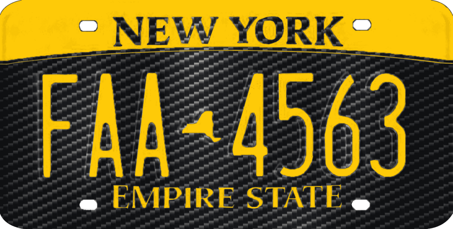 New York License Plate Wrap Kit | Empire State