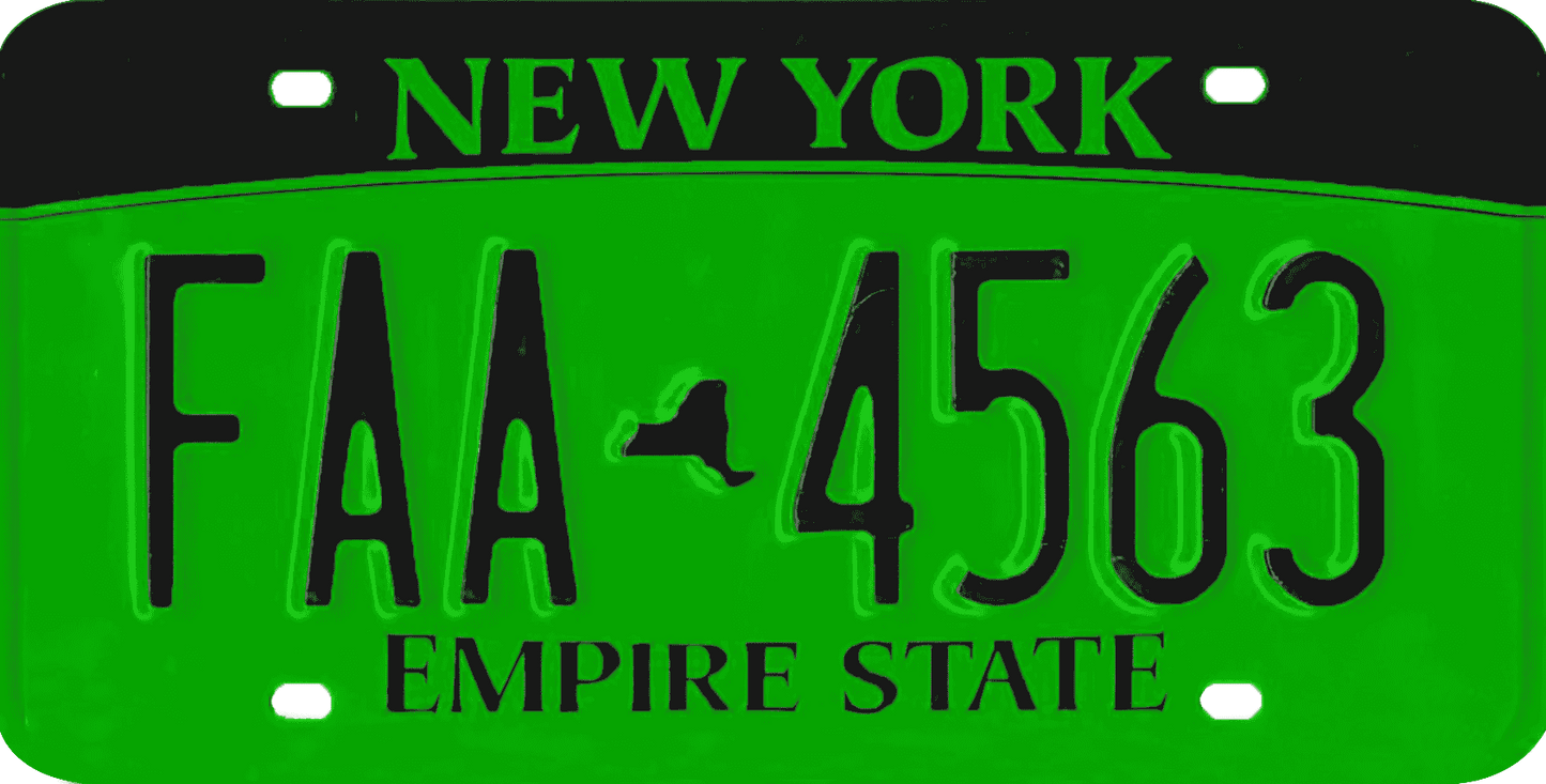 New York License Plate Wrap Kit | Empire State