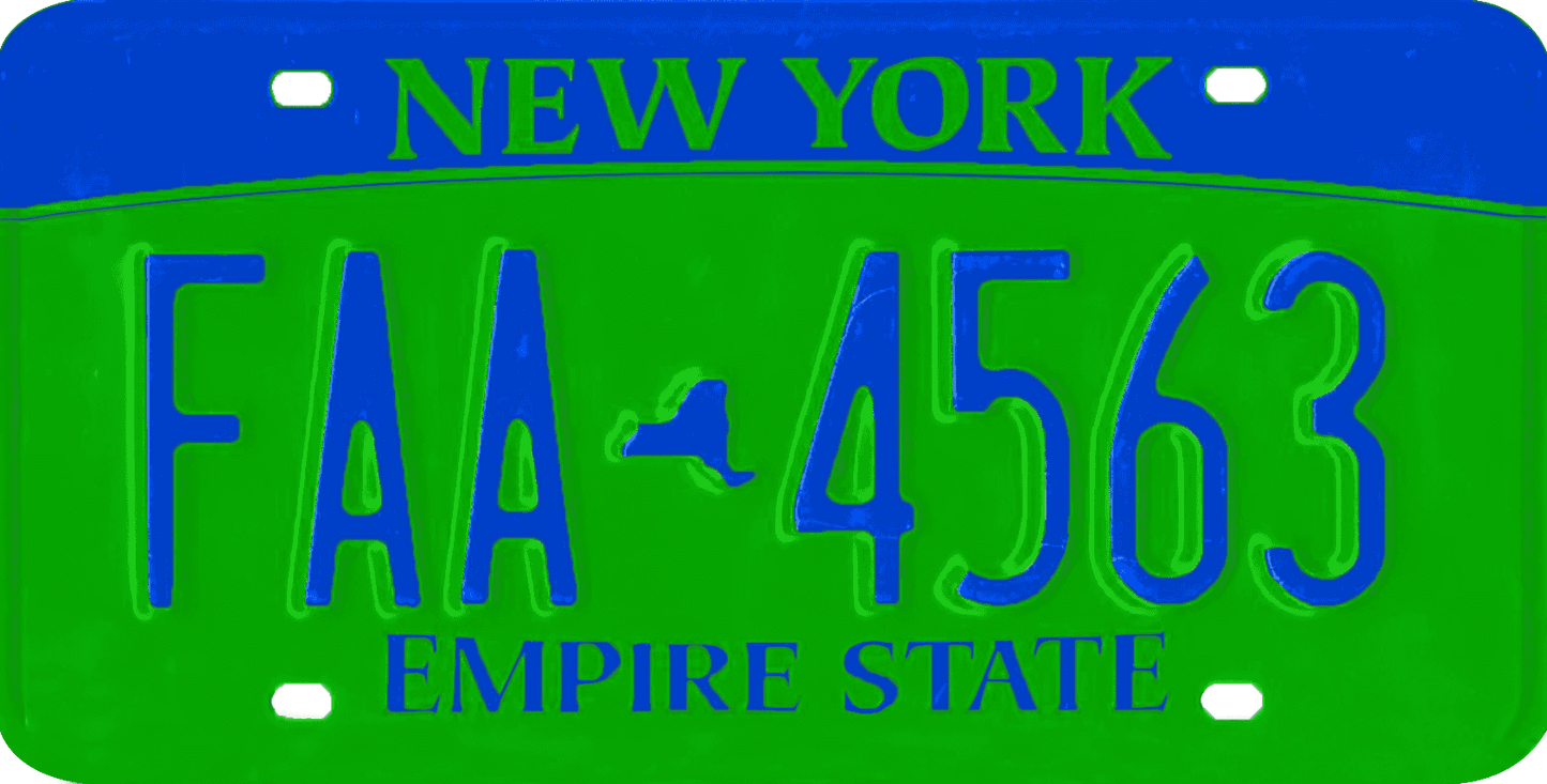 New York License Plate Wrap Kit | Empire State