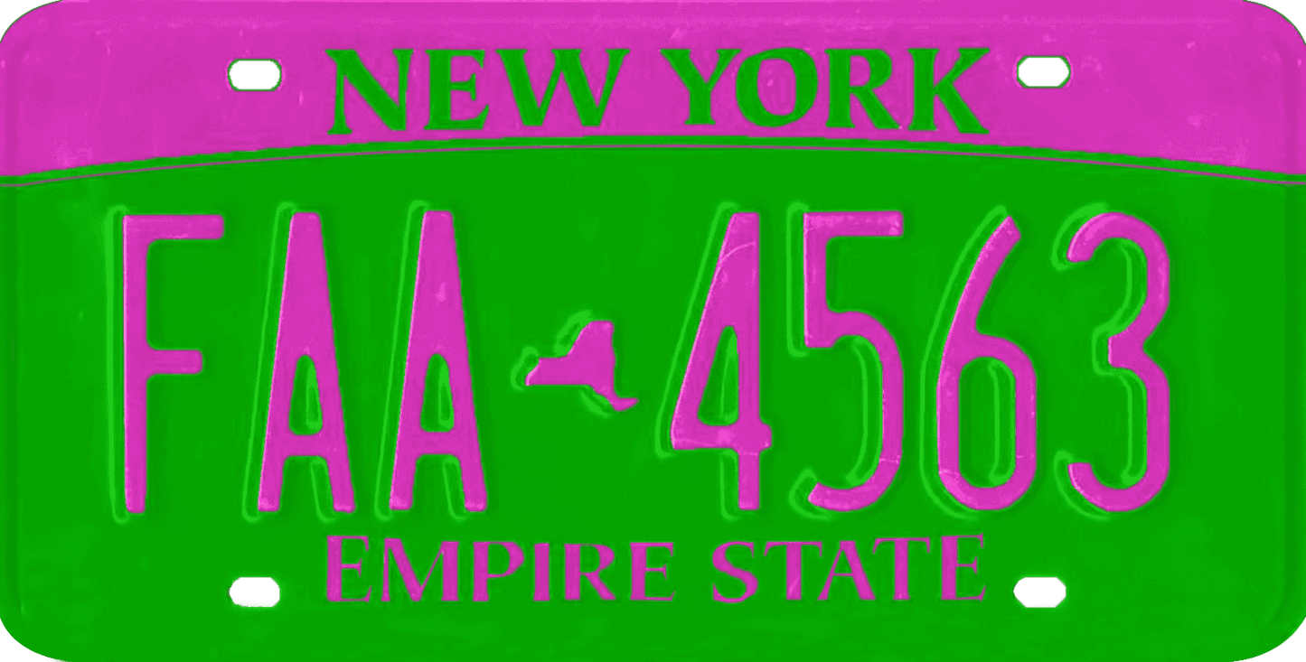 New York License Plate Wrap Kit | Empire State